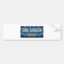 Oral Surgeon Marquee Bumper Stickers