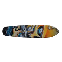 orange 1 custom skate board