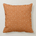 Orange 8 Pattern Pillow Case