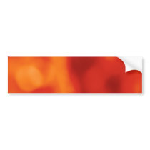 Orange abstract bumper stickers