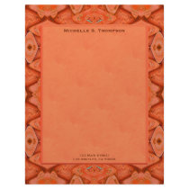 orange abstract letterhead by DonnaGraysonAbstract orange abstract letterhead