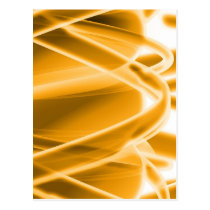 Orange Abstract Postcard postcards