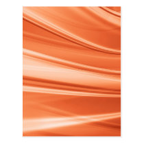Orange Abstract Postcard postcards