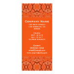 orange abstract rack cards