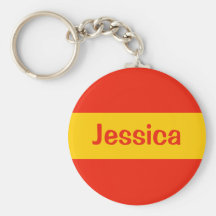 orange add a name key chains