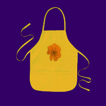 Orange Aid/ PopArt Flower aprons