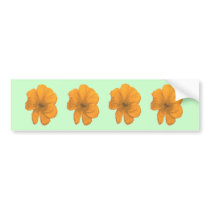Orange Aid/ PopArt Flower bumper stickers by RLMdesignes Orange Aid/ PopArt Flower bumper stickers