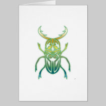 Orange and Blue Beetle cards
