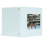 Orange and Blue Kayaks Mystic CT binders