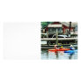 Orange and Blue Kayaks Mystic CT Custom Photo Card