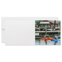 Orange and Blue Kayaks Mystic CT Custom Rack Card