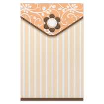 Orange and Brown Clutch Stationery