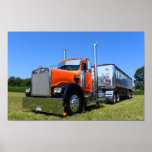 Orange and Chrome Posters