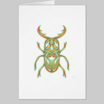 Orange and Green Beetle cards