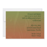 Orange and Green Leaf Swirls Customizable Template Custom Announcements