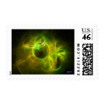 Orange and Lime Circles Stamp