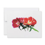 Orange and Magenta Evening Primroses Invitations