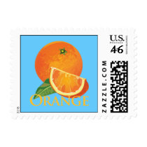 Orange and Orange Slice Postage