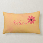 Orange and Pink Inspirational Pillow pillows