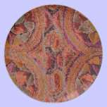 Orange and Pink Textile Plate plates