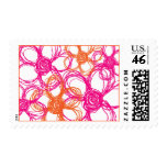 wedding postage, wedding postage stamps, orange