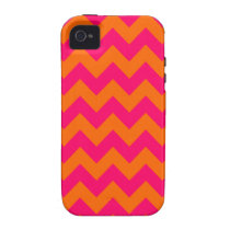 Orange and Pink Zigzag casemate cases