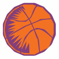orange and purple basketball graphic photo cut outs