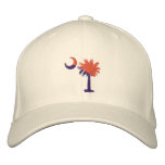 Orange and Purple Palmetto Embroidered Hat
