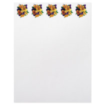 Orange and Purple Pansies letterhead