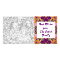 orange and purple photo cards by DonnaGrayson orange and purple photo cards