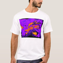 Orange and Purple Splash t-shirts by artsol Orange and Purple Splash t-shirts