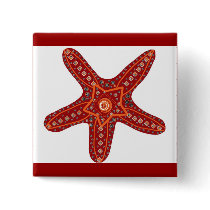 orange and red starfish buttons
