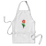 Orange and White Amaryllis Apron