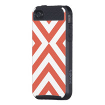 Orange and White Chevrons skinit case