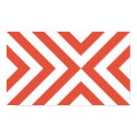 Orange and White Chevrons