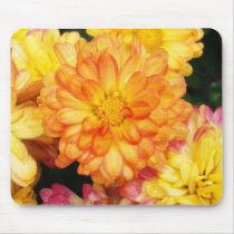 Orange and Yellow Mum mousepads by princessklb07 Orange and Yellow Mum mousepads