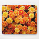 Orange and Yellow Mums mousepads by princessklb07 Orange and Yellow Mums mousepads