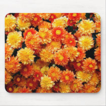 Orange and Yellow Mums mousepads by princessklb07 Orange and Yellow Mums mousepads
