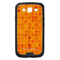 Orange and Yellow Polka Dots Samsung Galaxy SIII Cover
