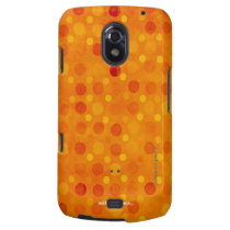 Orange and Yellow Polka Dots Galaxy Nexus Case