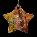 Orange and Yellow Trees Ornament