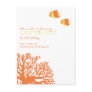 Orange and Yellow Tropical Fish  Save the Date Postcards