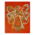 Orange Angel Poster Print
