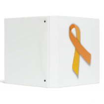 Orange Animal Guardian Awareness Ribbon Binder