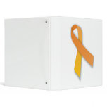 Orange Animal Guardian Awareness Ribbon Binder