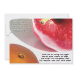 orange & apple | mini-print invite