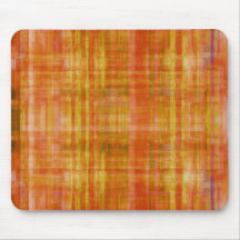 Orange Art Color Painting Mousepad