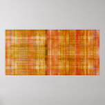 Orange Art Color Painting Poster Print
