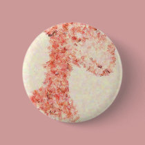 Orange Artsy Giraffe buttons