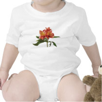 Orange Asiatic Lilies Kids t-shirts